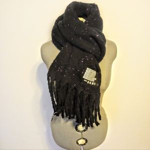 NWOT DKNY Large Fuzzy Scarf